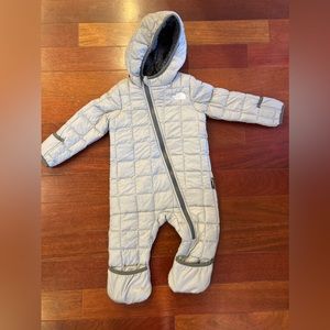 The North Face 6-12 month winter coat onesie snowsuit